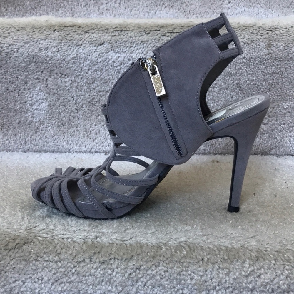 Faux Suede OpenToe Sandal